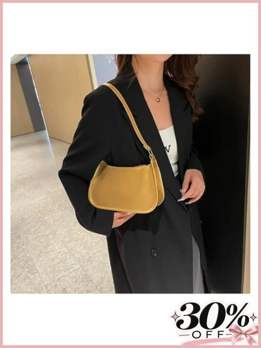 Patent Leather Clutch Purse Shiny Evening Handbag Women Shoulder Bag Mini Hobo